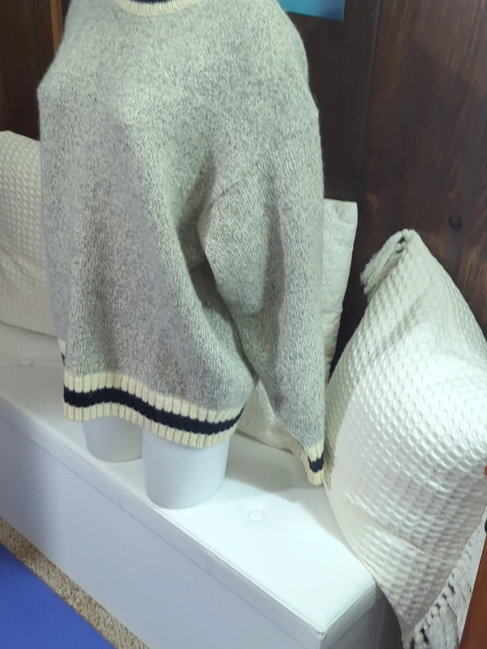 Boathouse Row Wool Sweater Size Large | Cozy Heavy Knit Cabin Cottagecore - Picture 15 of 16